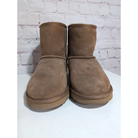 Fireside By Dearfoams Women's Rosebery Shearling Bootie Chestnut Brown Size 8/39 - Picture 6 of 12